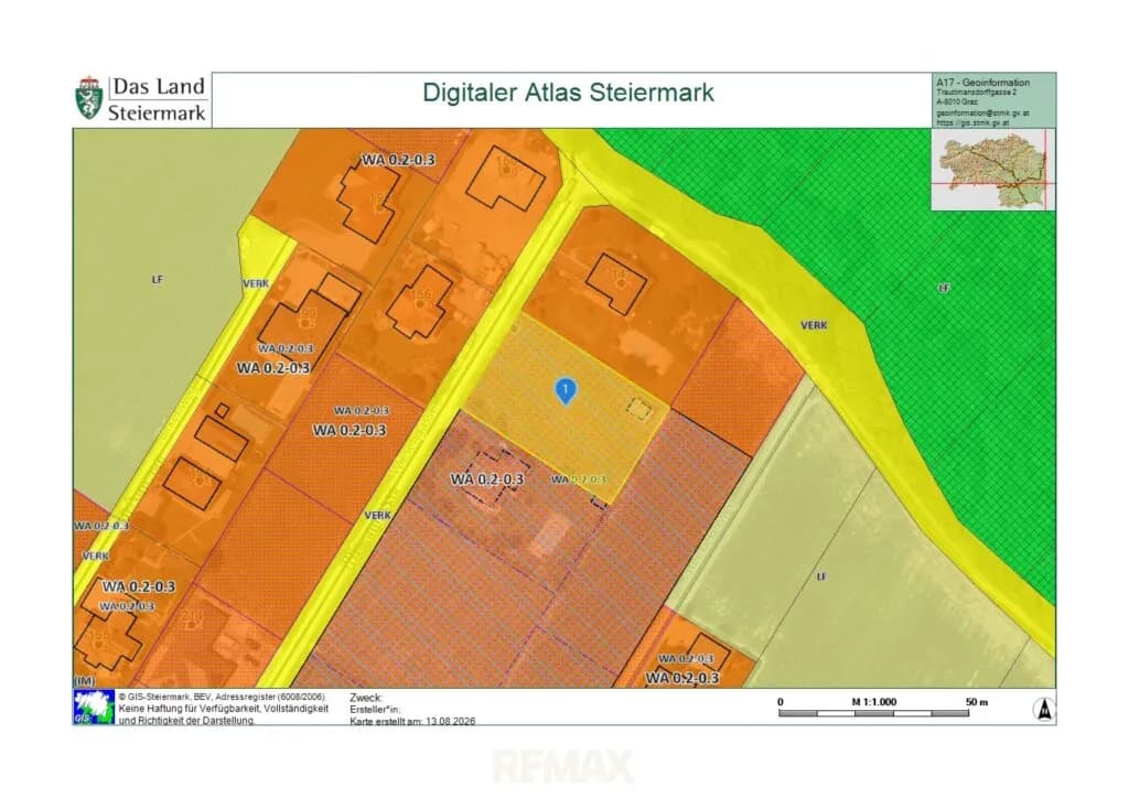 Grundstück kaufen in Hartberg-Fürstenfeld – 1 404 m², € 69.000 – Bild 5 von 6