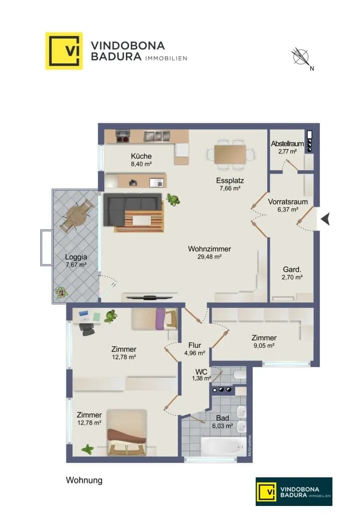 4-Zimmer-Wohnung kaufen in Mödling – 111,84 m², € 418.000 – Bild 20 von 20