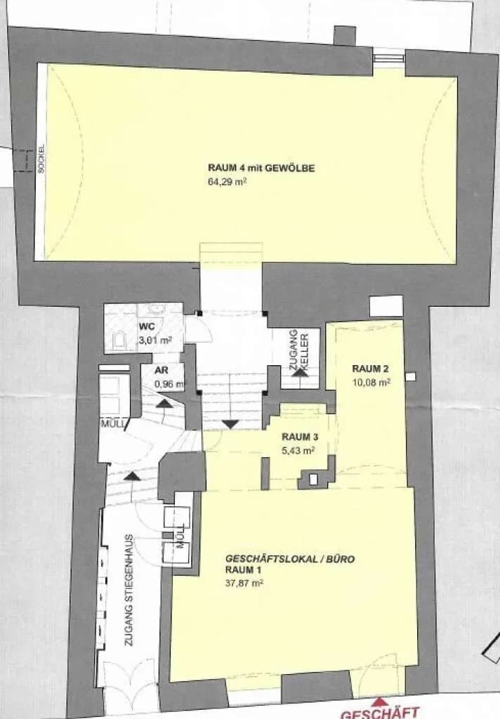 2-Zimmer-Gewerbeimmobilie mieten in Graz – 122 m², € 1.928 – Bild 20 von 20