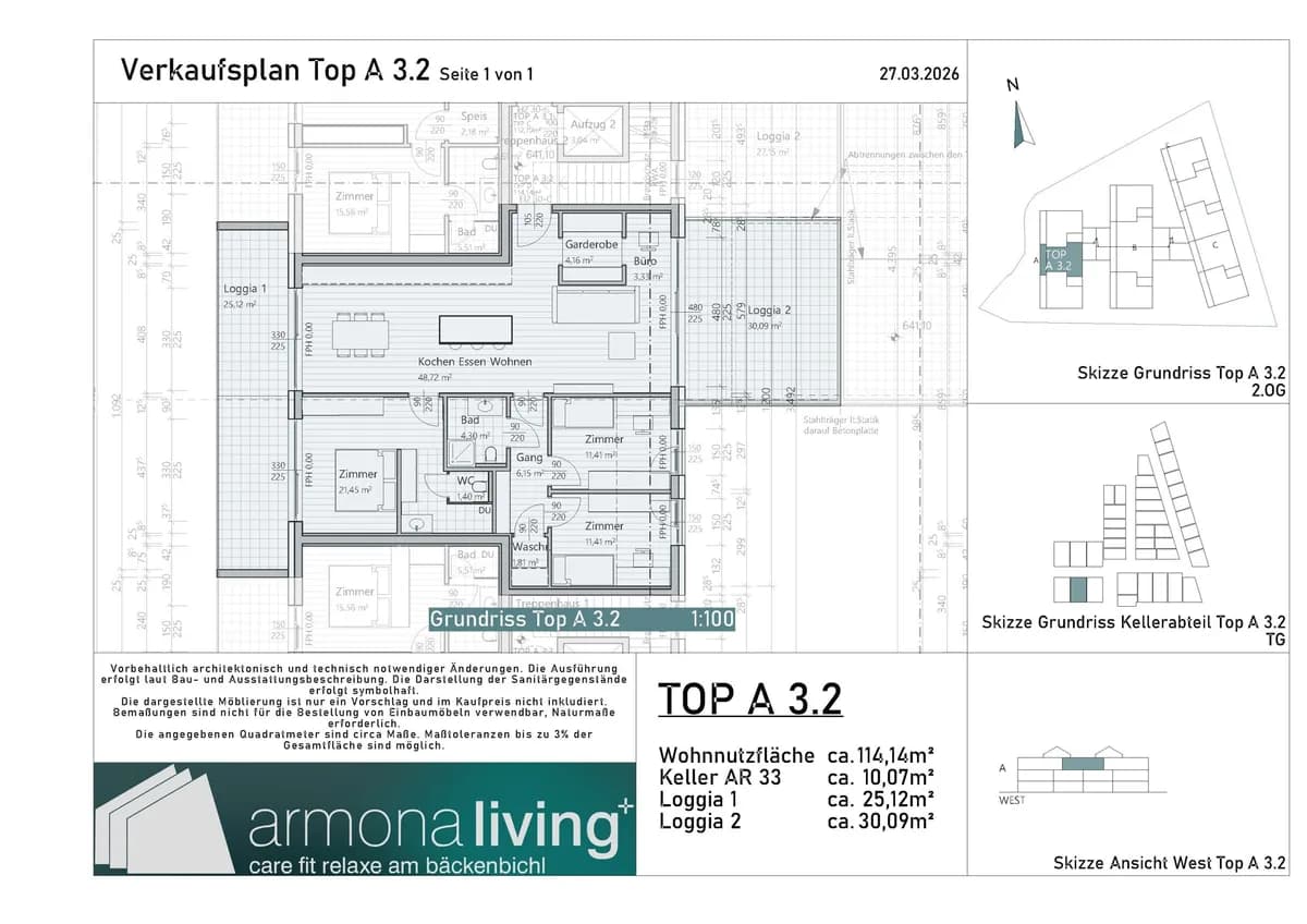 3-Zimmer-Wohnung kaufen in Kufstein – 114,14 m², € 1.297.700 – Bild 13 von 14