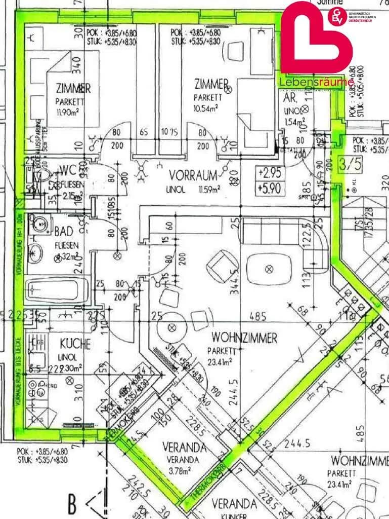 3-Zimmer-Wohnung mieten in Freistadt – 78,53 m², € 825 – Bild 14 von 14