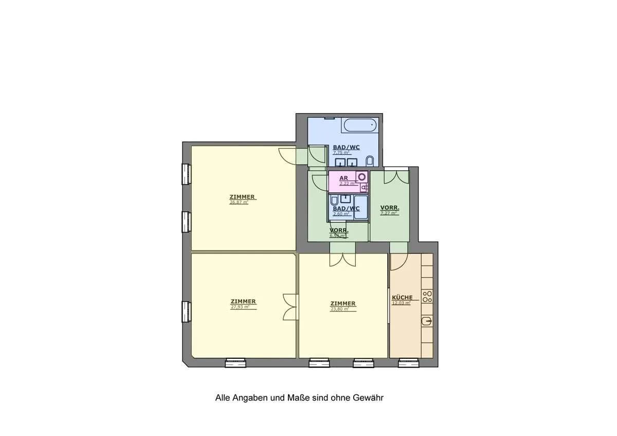 3-Zimmer-Wohnung kaufen in Wien – 117,06 m², € 699.000 – Bild 14 von 14