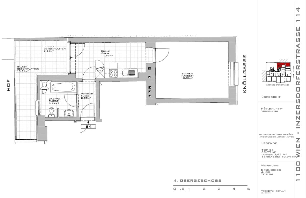 1-Zimmer-Wohnung kaufen in Wien – 39,77 m², € 99.000 – Bild 10 von 11