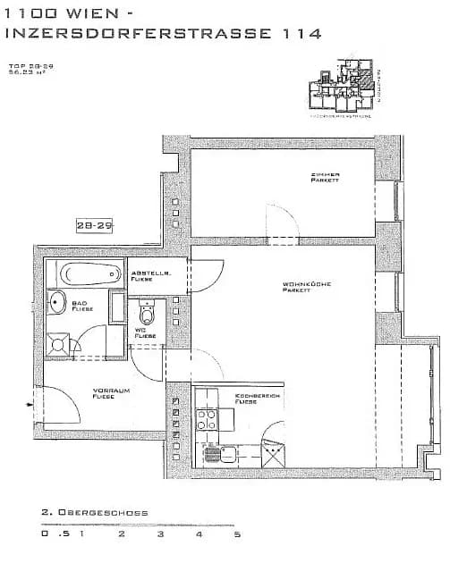 2-Zimmer-Wohnung kaufen in Wien – 56 m², € 199.000 – Bild 8 von 21