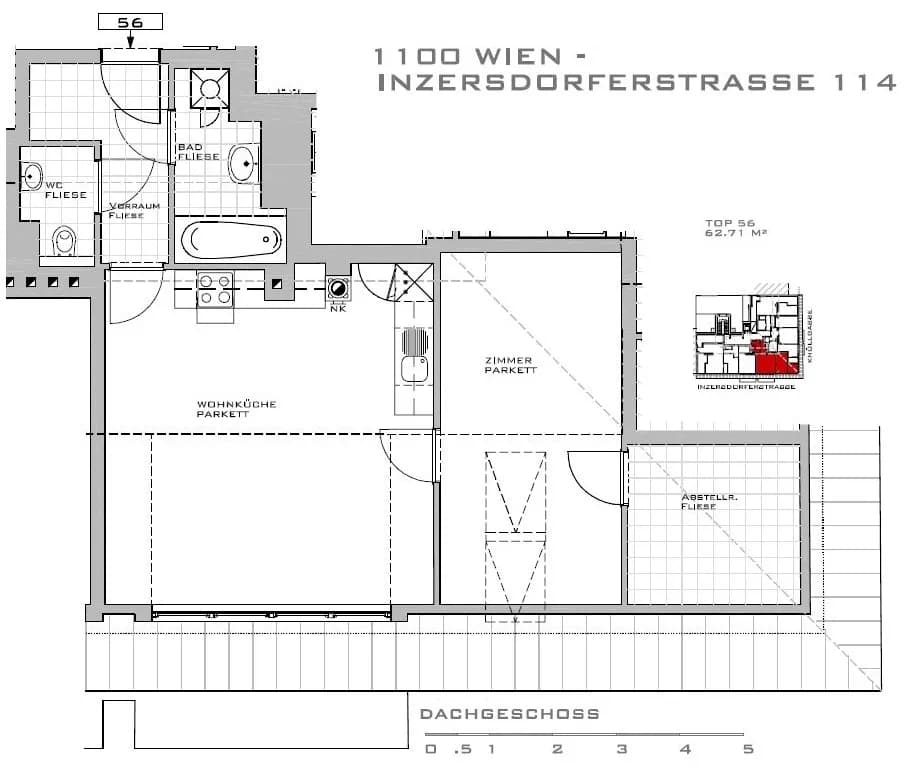 2-Zimmer-Wohnung kaufen in Wien – 62 m², € 249.000 – Bild 19 von 20