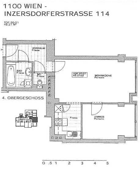2-Zimmer-Wohnung kaufen in Wien – 46 m², € 179.000 – Bild 9 von 21