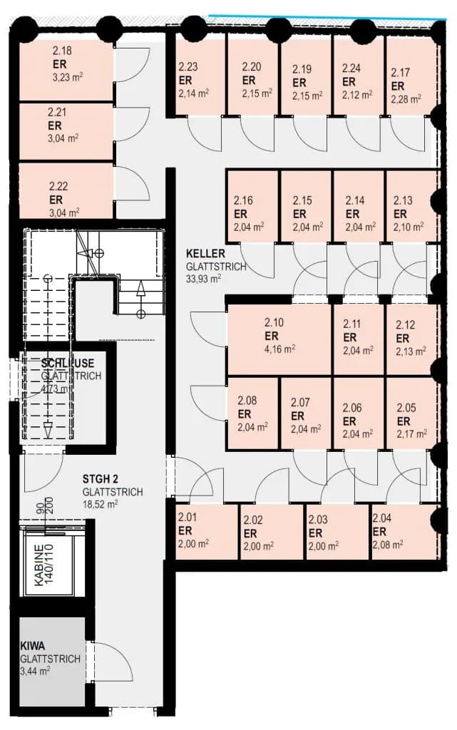 2-Zimmer-Wohnung mieten in Mistelbach – 54,16 m², € 997 – Bild 18 von 18