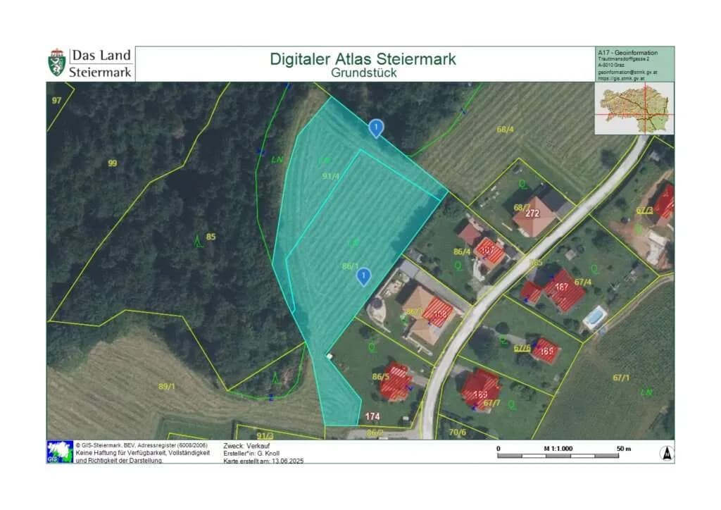 Grundstück kaufen in Graz-Umgebung – 4 639 m², € 229.000 – Bild 10 von 11
