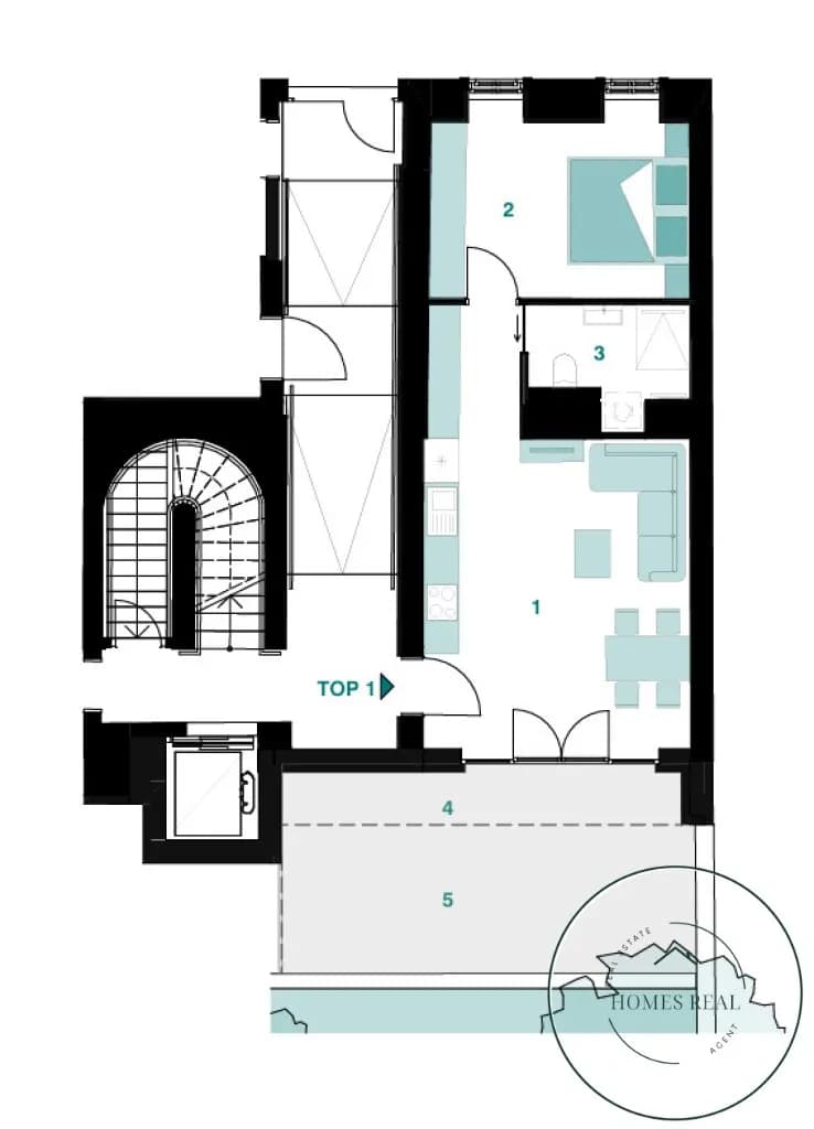 2-Zimmer-Wohnung kaufen in Wien – 45,45 m², € 340.000 – Bild 9 von 10