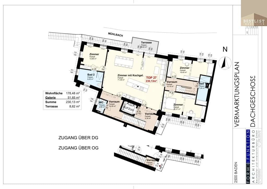 6-Zimmer-Wohnung kaufen in Baden – 230,13 m², € 1.395.000 – Bild 12 von 13
