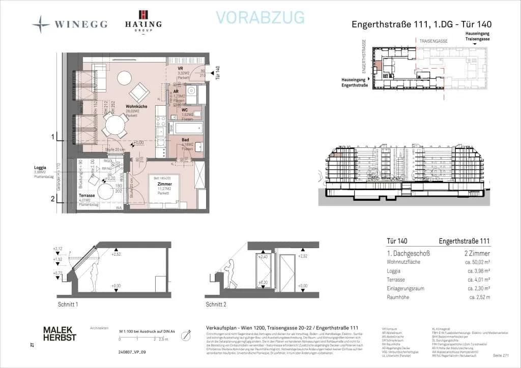 Immobilie kaufen in Wien – 50,02 m², € 384.200 – Bild 14 von 14