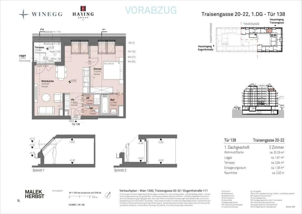 Immobilie kaufen in Wien – 52,29 m², € 384.100 – Bild 14 von 14