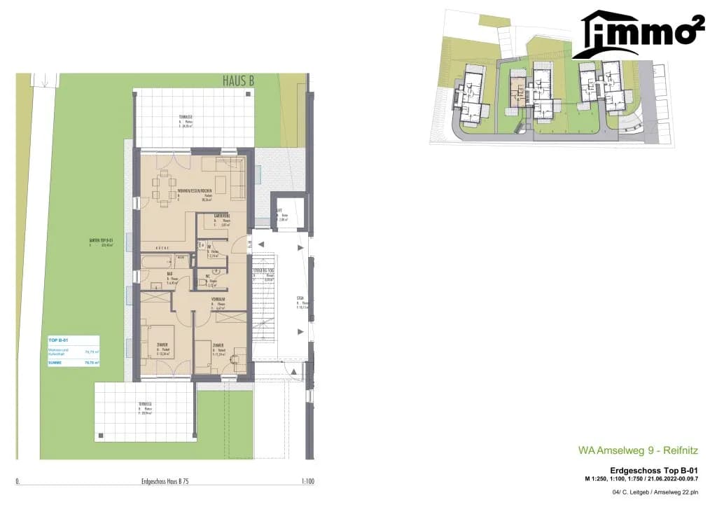 Wohnung kaufen in Klagenfurt Land – 76,96 m², € 418.807 – Bild 13 von 14