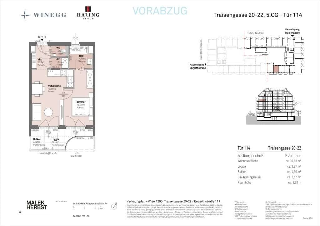 Immobilie kaufen in Wien – 39,63 m², € 302.800 – Bild 14 von 14