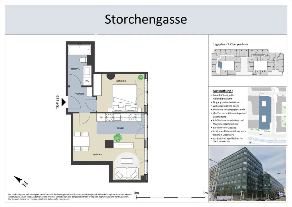 2-Zimmer-Wohnung mieten in Wien – 40 m², € 929 – Bild 11 von 11