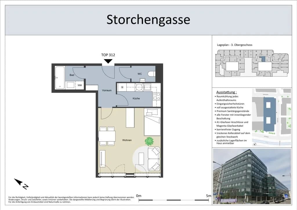 1-Zimmer-Wohnung mieten in Wien – 39 m², € 849 – Bild 11 von 11