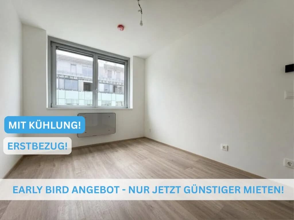 2-Zimmer-Wohnung mieten in Wien – 37 m², € 979
