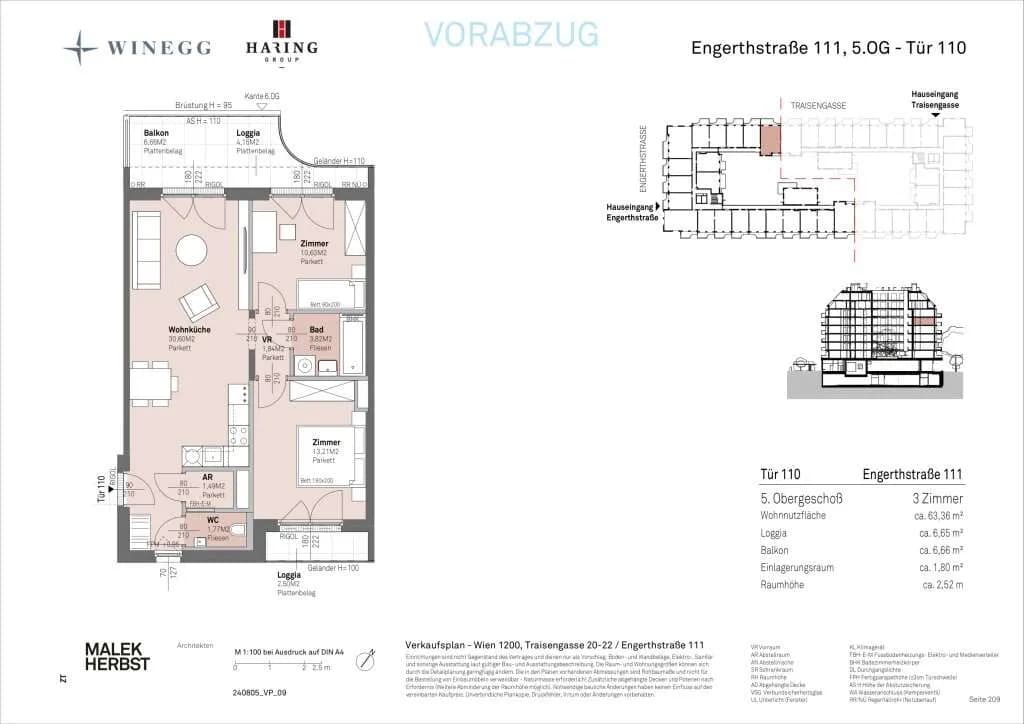 Immobilie kaufen in Wien – 63,36 m², € 453.300 – Bild 14 von 14