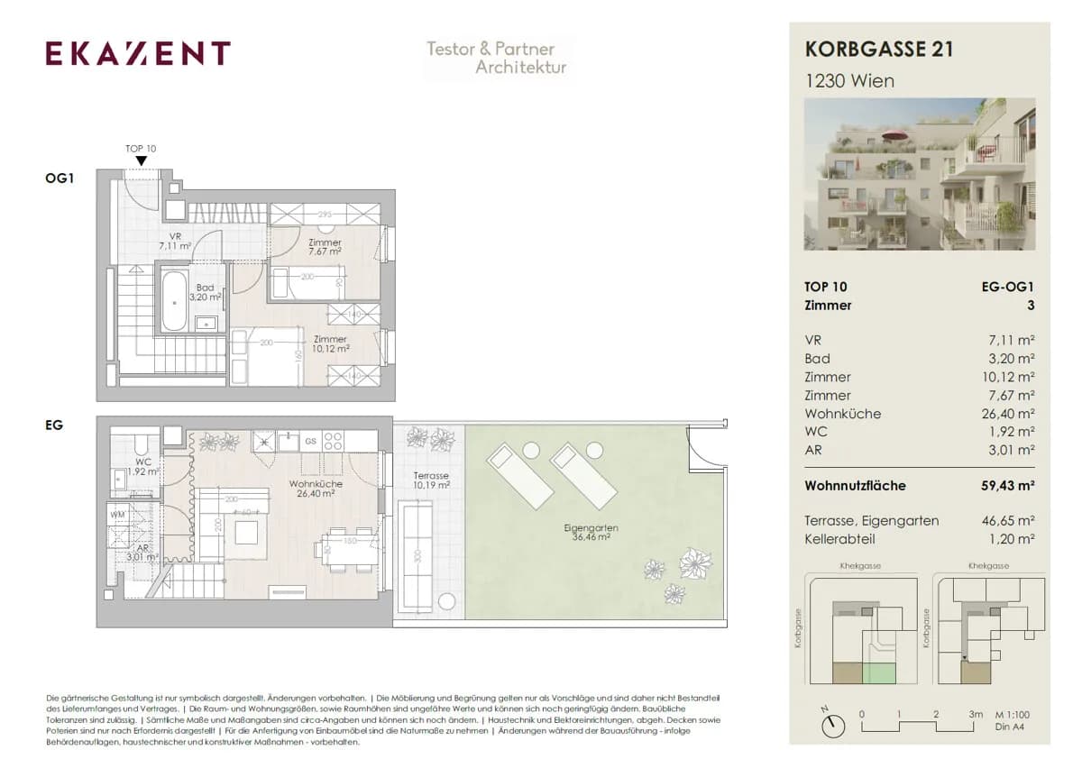 3-Zimmer-Wohnung kaufen in Wien – 62,04 m², € 358.000 – Bild 6 von 9