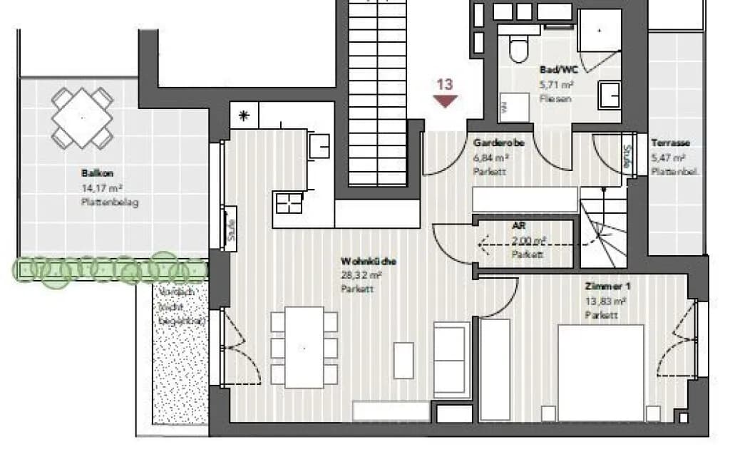 4-Zimmer-Wohnung kaufen in Wien – 90,85 m², € 1.078.000 – Bild 26 von 27