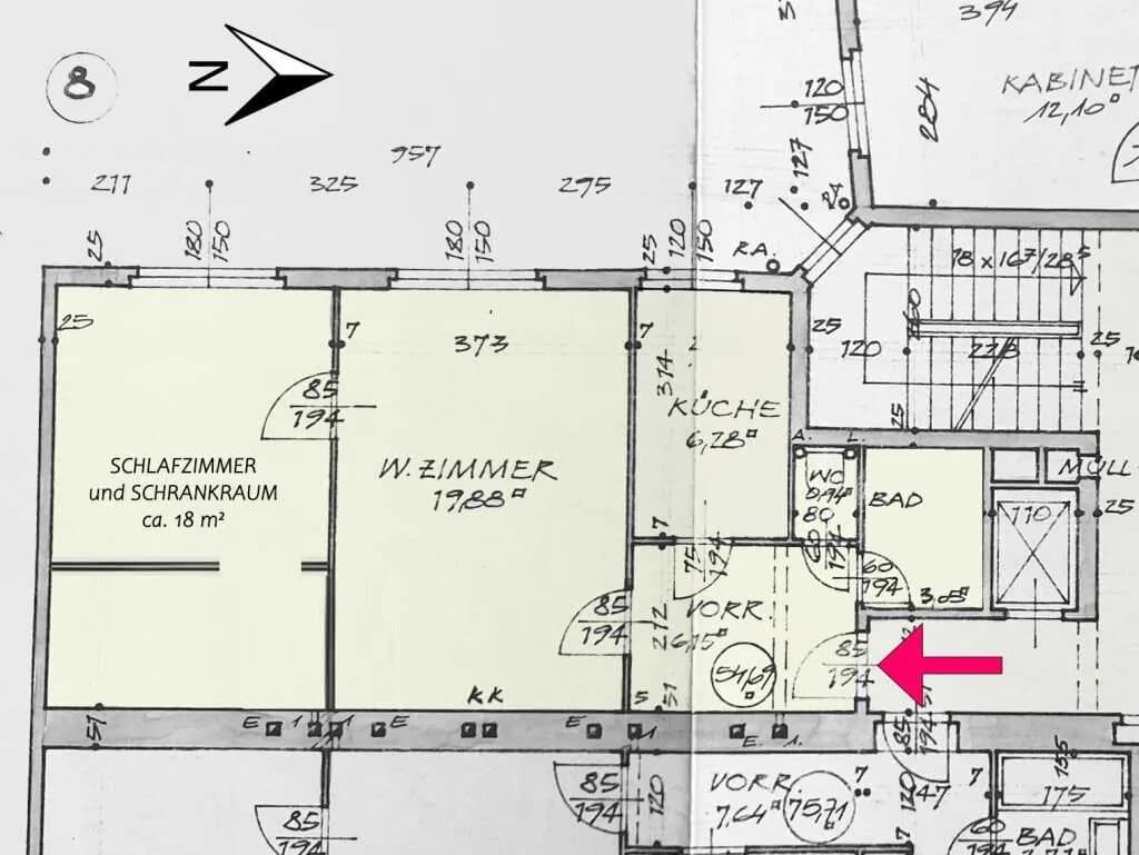 2-Zimmer-Wohnung kaufen in Wien – 54 m², € 220.000 – Bild 8 von 8