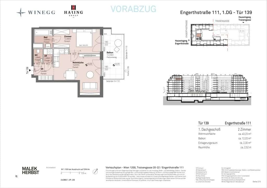 Immobilie kaufen in Wien – 43,23 m², € 343.100 – Bild 14 von 14