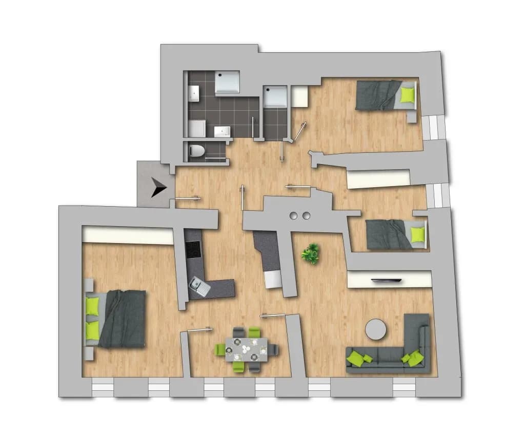 4-Zimmer-Wohnung kaufen in Gmunden – 97 m², € 230.000 – Bild 10 von 10