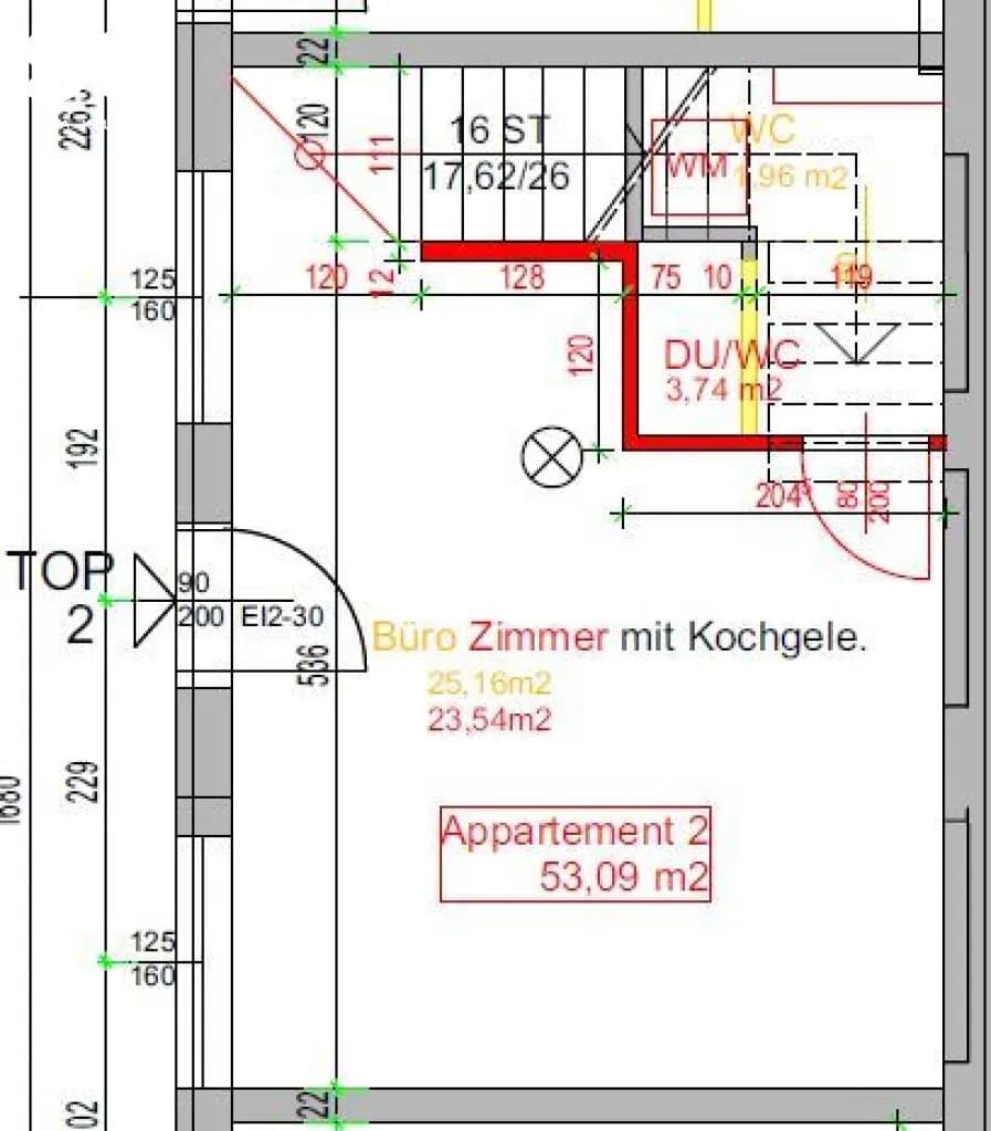 2-Zimmer-Wohnung mieten in Wien – 53,09 m², € 1.500 – Bild 10 von 11