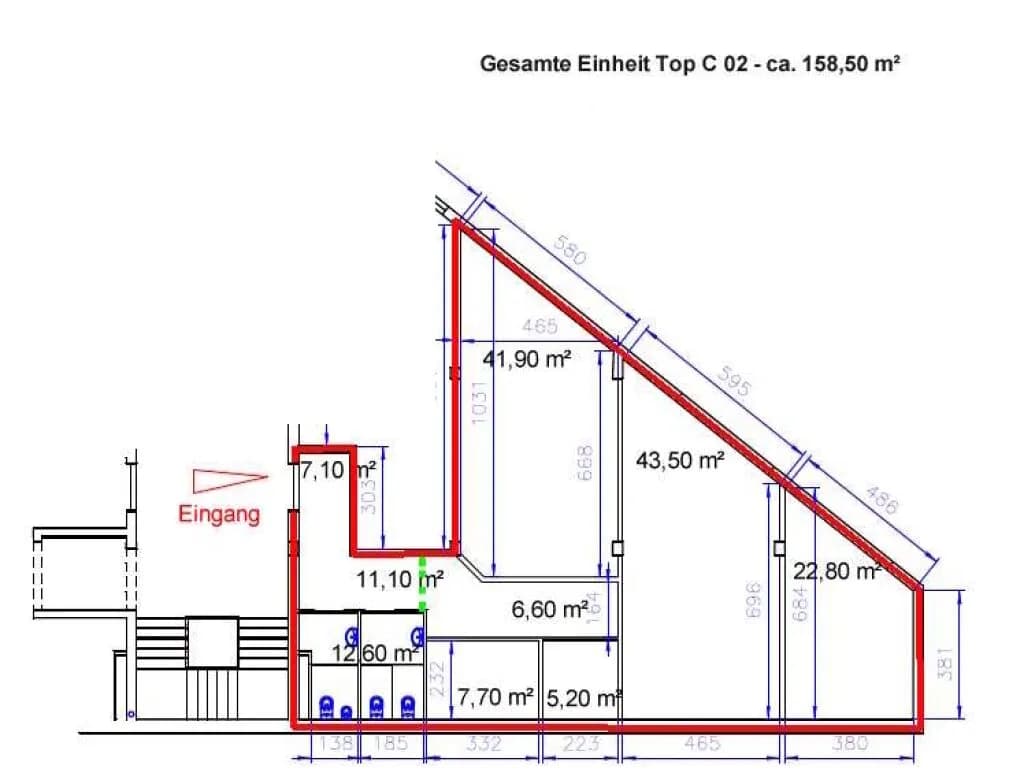 Gewerbeimmobilie mieten in Linz – 1 158 m², € 9.381 – Bild 43 von 48