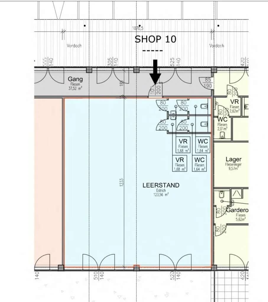 Gewerbeimmobilie mieten in Feldkirchen – 124 m², € 1.184 – Bild 3 von 3