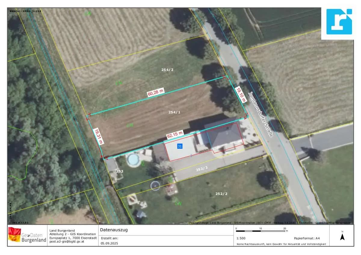 Grundstück kaufen in Oberwart – 1 157 m², € 138.840 – Bild 4 von 5
