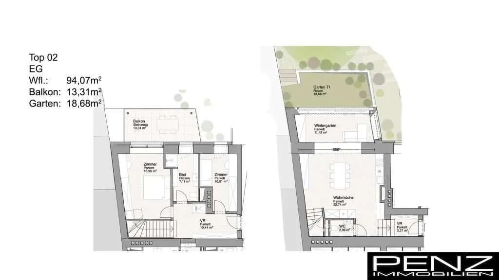 3-Zimmer-Wohnung kaufen in Linz – 94,07 m², € 740.000 – Bild 2 von 4