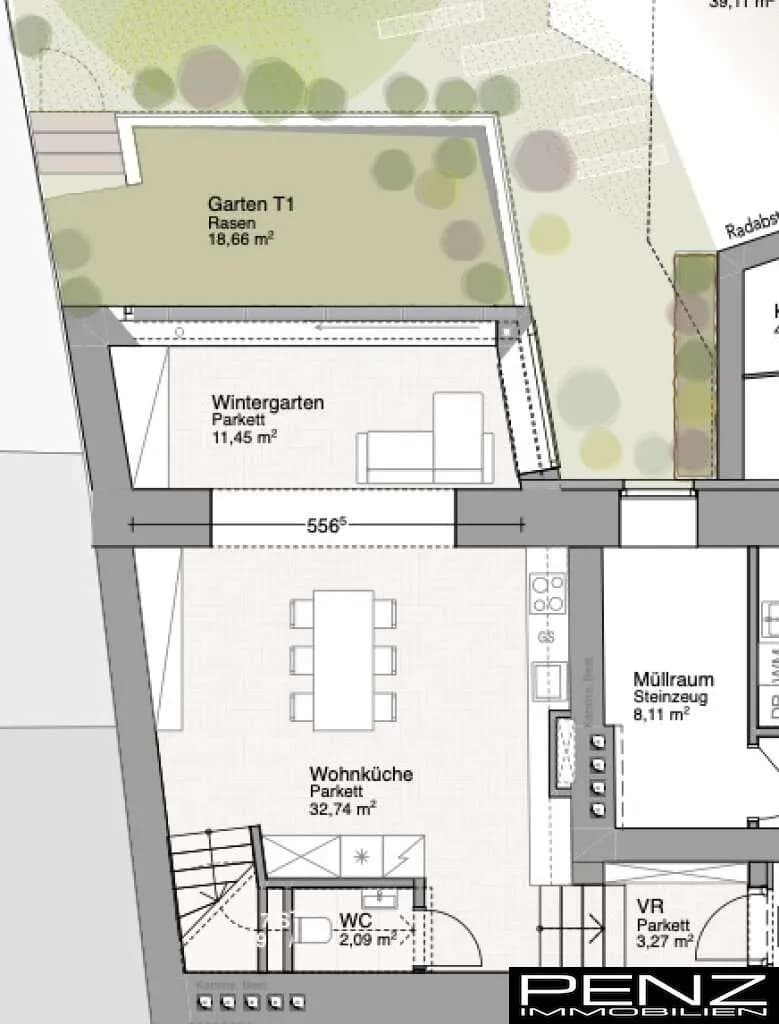 3-Zimmer-Wohnung kaufen in Linz – 94,07 m², € 740.000 – Bild 3 von 4
