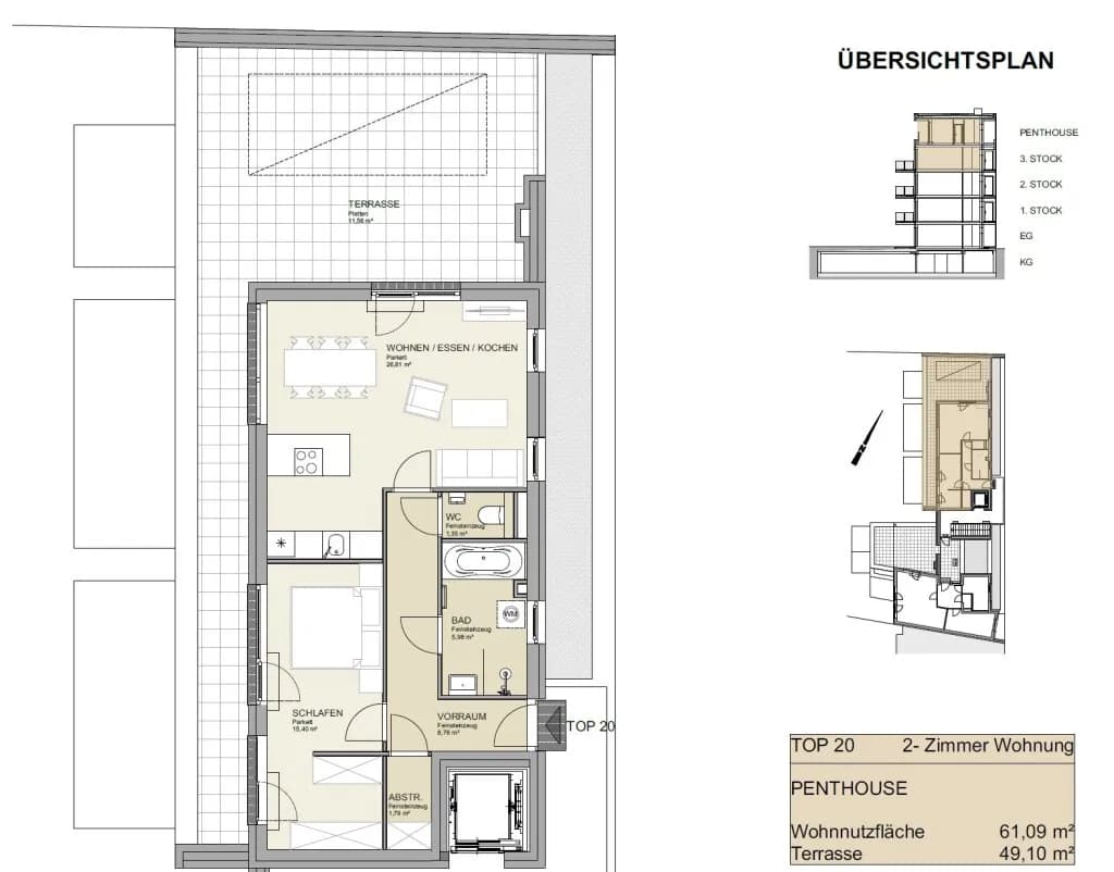 2-Zimmer-Wohnung kaufen in Graz – 61 m², € 299.000 – Bild 10 von 10