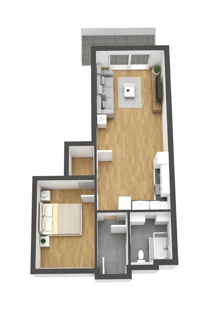 2-Zimmer-Wohnung kaufen in Graz – 49,4 m², € 190.000 – Bild 10 von 10