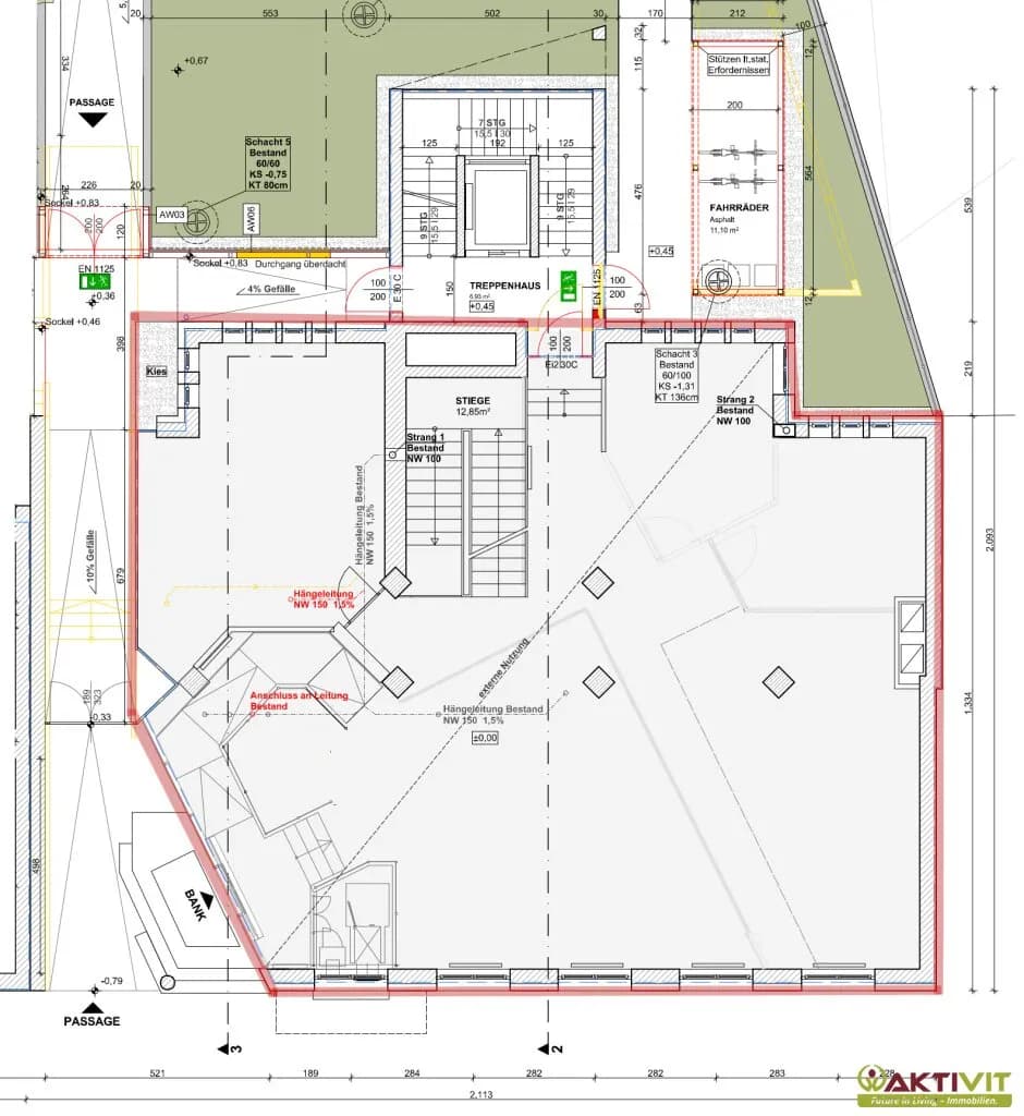 7-Zimmer-Gewerbeimmobilie mieten in Graz – 335 m², € 3.300 – Bild 45 von 46