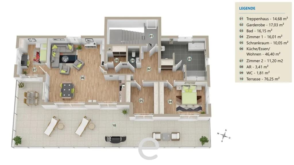 4-Zimmer-Wohnung kaufen in Linz – 122,06 m², € 698.000 – Bild 24 von 26