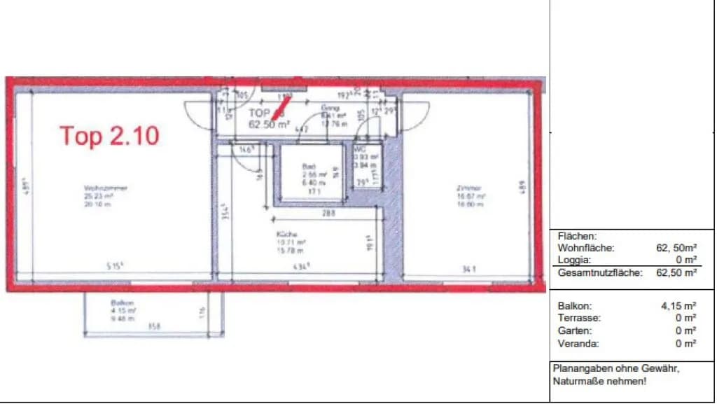 2-Zimmer-Wohnung kaufen in Graz – 63 m², € 179.900 – Bild 13 von 13