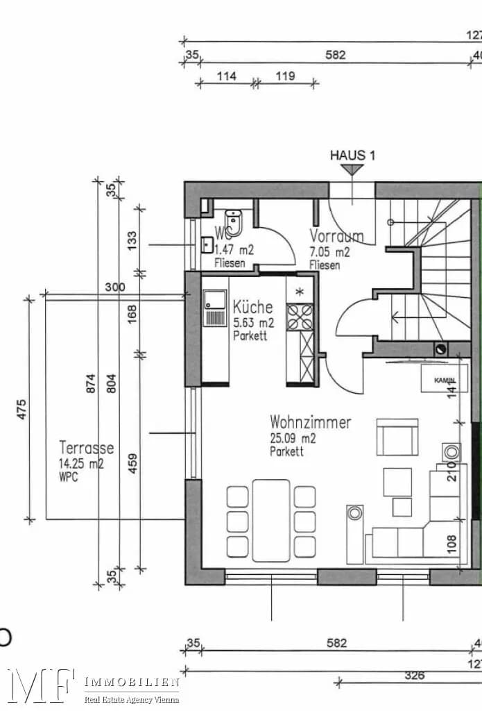 5-Zimmer-Haus mieten in Wien – 129,88 m², € 2.800 – Bild 16 von 19