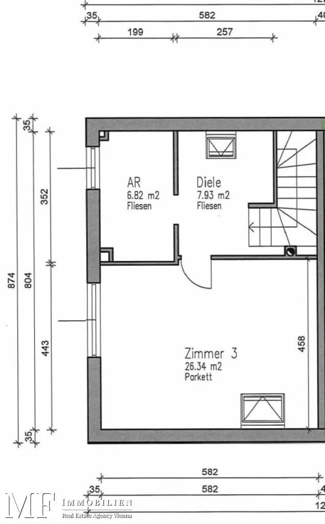 5-Zimmer-Haus mieten in Wien – 129,88 m², € 2.800 – Bild 18 von 19