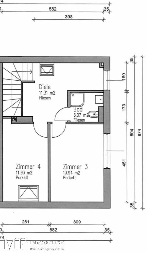 5-Zimmer-Haus mieten in Wien – 129,88 m², € 2.901 – Bild 23 von 24