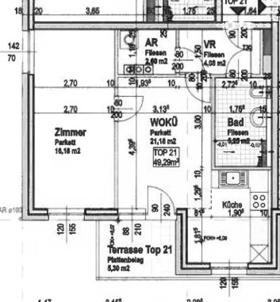 2-Zimmer-Wohnung mieten in Gänserndorf – 49,29 m², € 543 – Bild 12 von 12