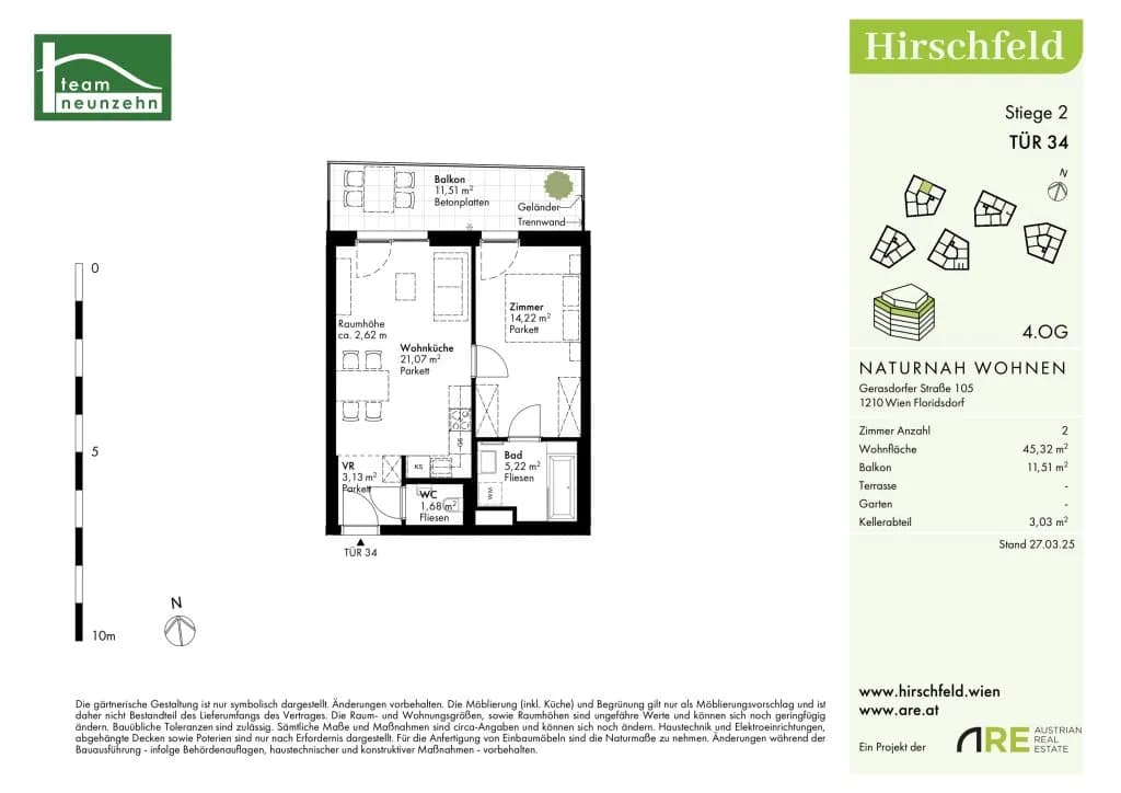 Immobilie kaufen in Wien – 45,32 m², € 242.000 – Bild 22 von 22