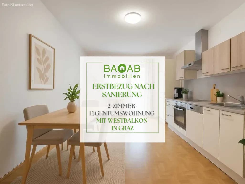 2-Zimmer-Wohnung kaufen in Graz – 53 m², € 152.000