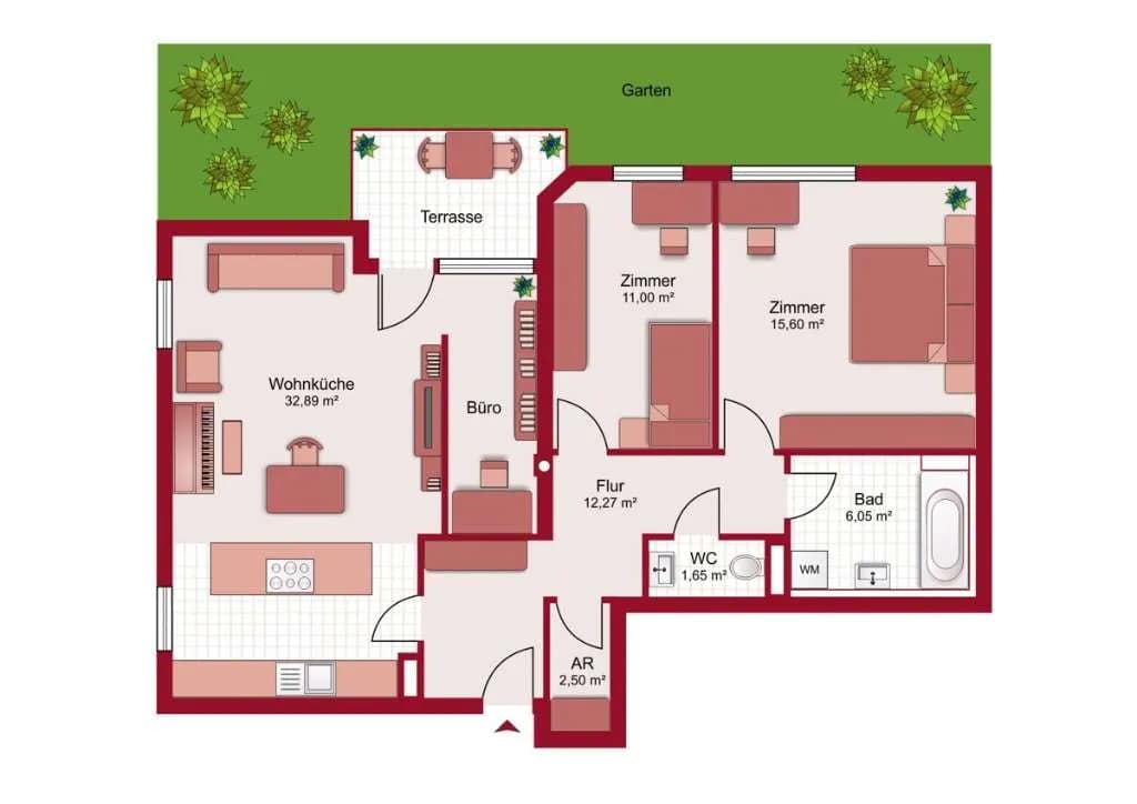 3-Zimmer-Wohnung kaufen in Kufstein – 83 m², € 395.000 – Bild 9 von 9