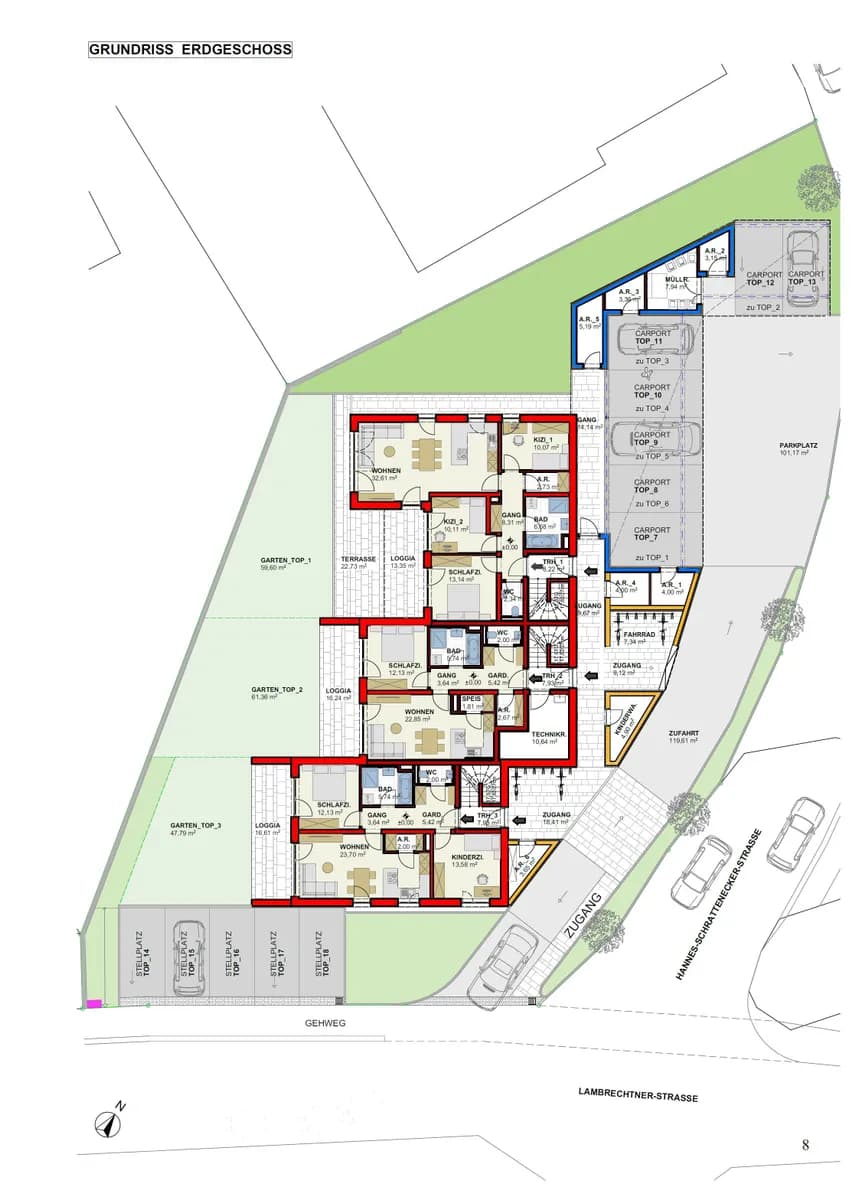 3-Zimmer-Wohnung kaufen in Schärding – 84 m², € 308.950 – Bild 7 von 9