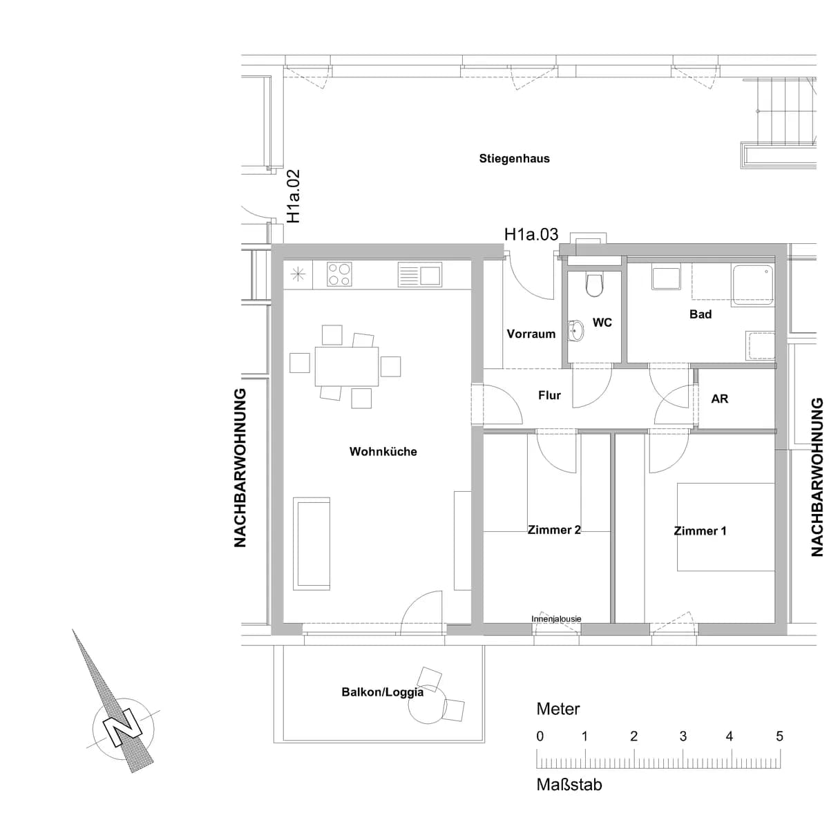 Wohnung mieten in Deutschlandsberg – 74,58 m², € 877 – Bild 2 von 3