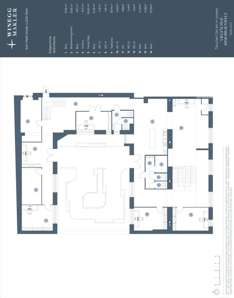 Gewerbeimmobilie mieten in Wien – 527 m², € 10 – Bild 2 von 11