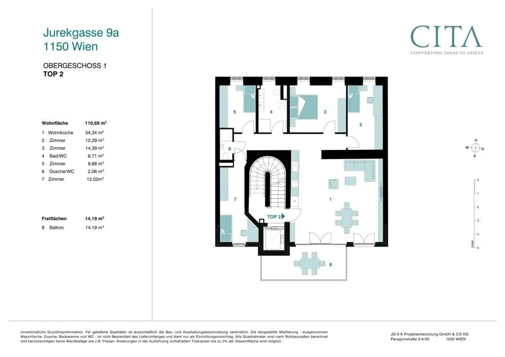 5-Zimmer-Wohnung kaufen in Wien – 110,69 m², € 885.000 – Bild 23 von 23