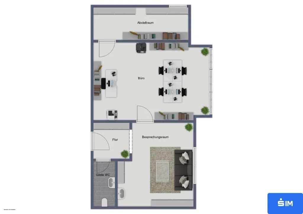 2-Zimmer-Gewerbeimmobilie mieten in Weiz – 39 m², € 365 – Bild 8 von 8